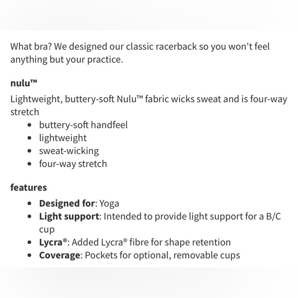 lululemon athletica Black Flow Y Nulu Bra size 10 - Picture 3 of 7